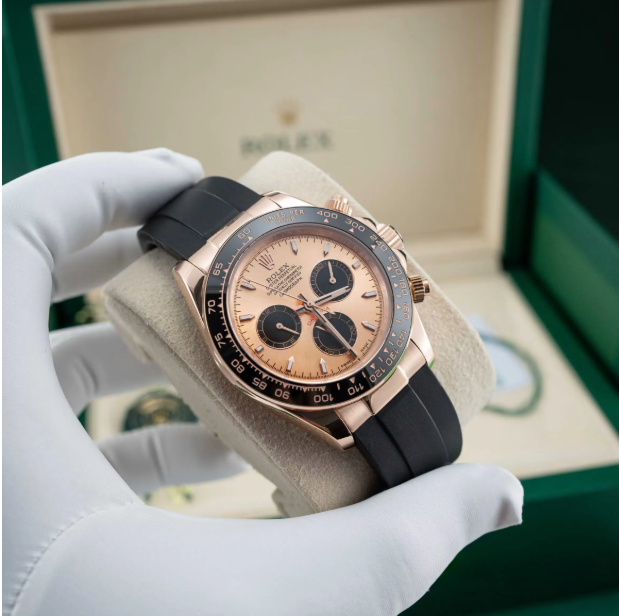 Mechanical Hand-winding  Silver Gold Black Chronograph Watches