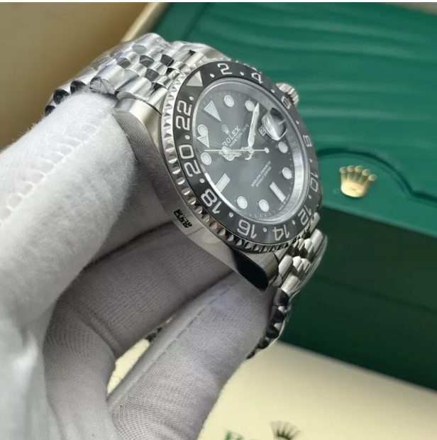 Mens Watches 40mm Automatic Mechanical Watch Full 904L Stainless Steel  Silver