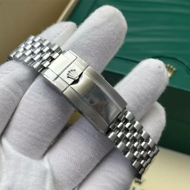 Mens Watches 40mm Automatic Mechanical Watch Full 904L Stainless Steel  Silver