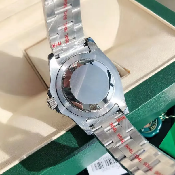 TOP 40mm Sapphire Folding Buckle Wristwatches 904L Stainless Steel Strap watch