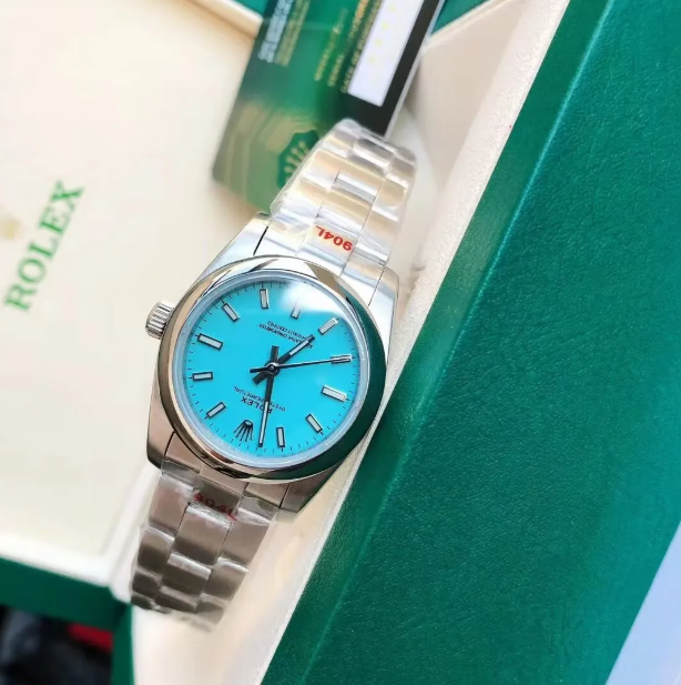 Luxury Watch Designer Automatic Movement Blue Dial 904L Stainless Steel Mens Watches
