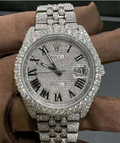Top Quality Automatic Mechanical Iced Out Designer Moissanite Pass test Dia Watches
