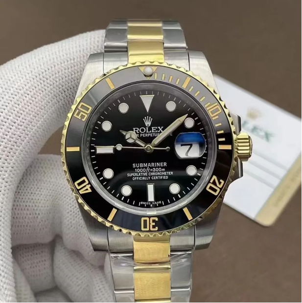 Watch New Version Men's Vintage 40mm Black Dial 1675 ETA 2813 Movement Automatic Movement Mens Fashion Watches